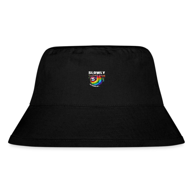slowly-i-m-coming-out-stanleystella-recycelter-bucket-hat-schwarz