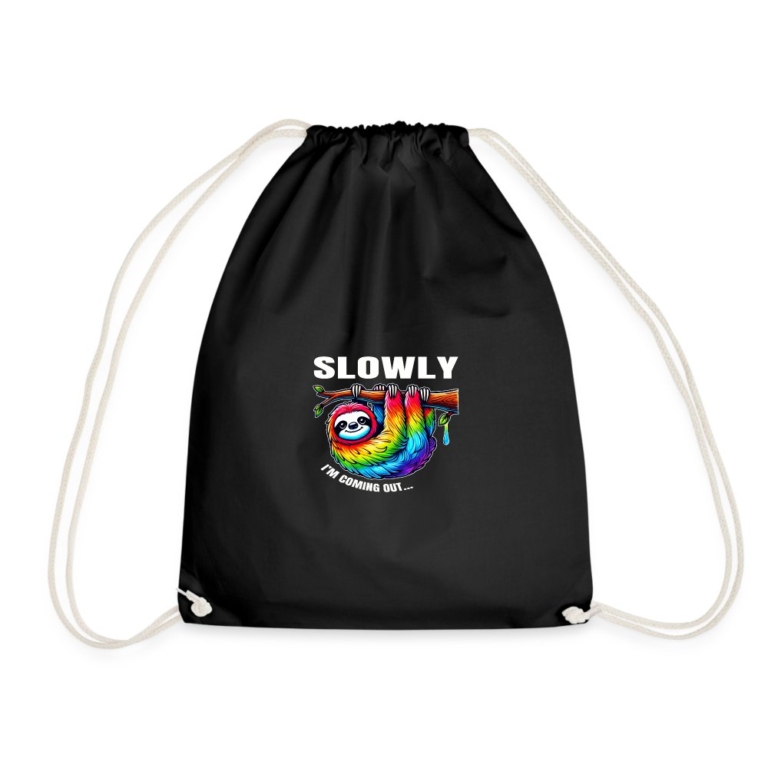 slowly-i-m-coming-out-turnbeutel-schwarz