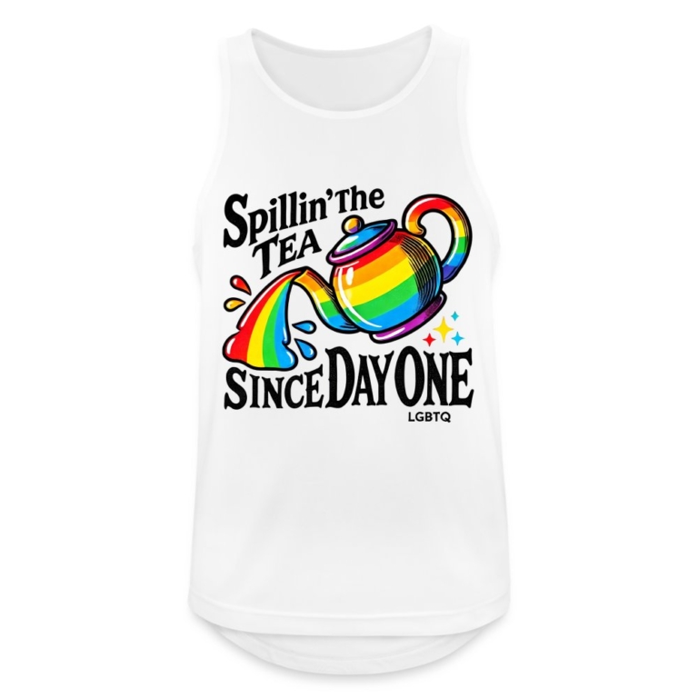 spillin-the-tea-since-day-one-maenner-tank-top-atmungsaktiv-weiss