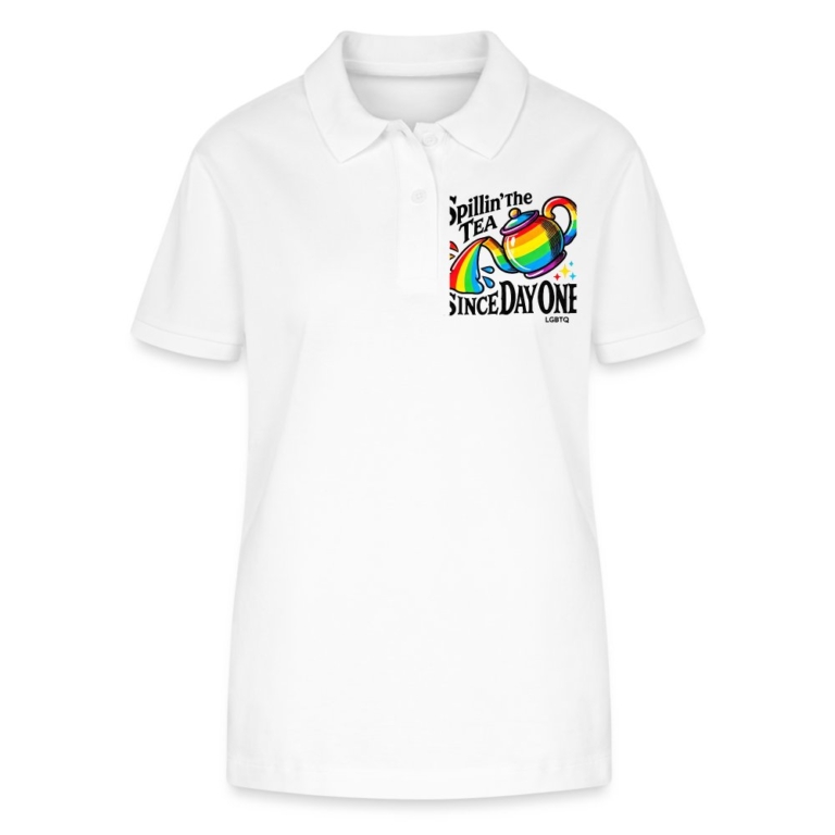 spillin-the-tea-since-day-one-stanleystella-frauen-bio-poloshirt-elliser-weiss