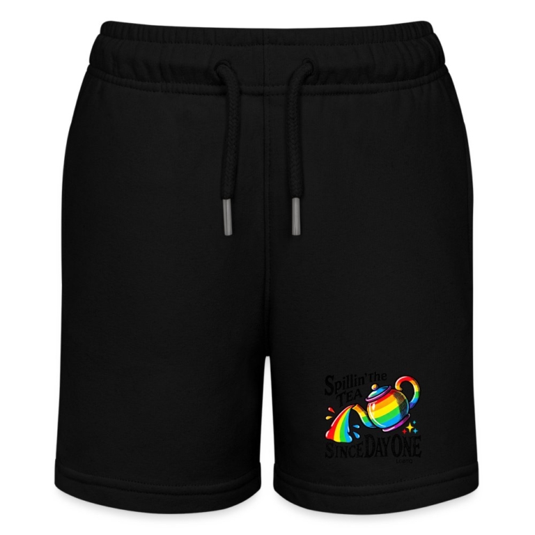 spillin-the-tea-since-day-one-stanleystella-teenager-bio-joggingshorts-mini-bolter-schwarz