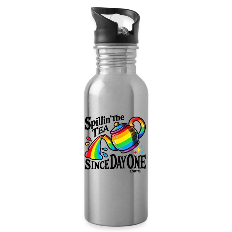 spillin-the-tea-since-day-one-trinkflasche-mit-integriertem-trinkhalm-lightsilver