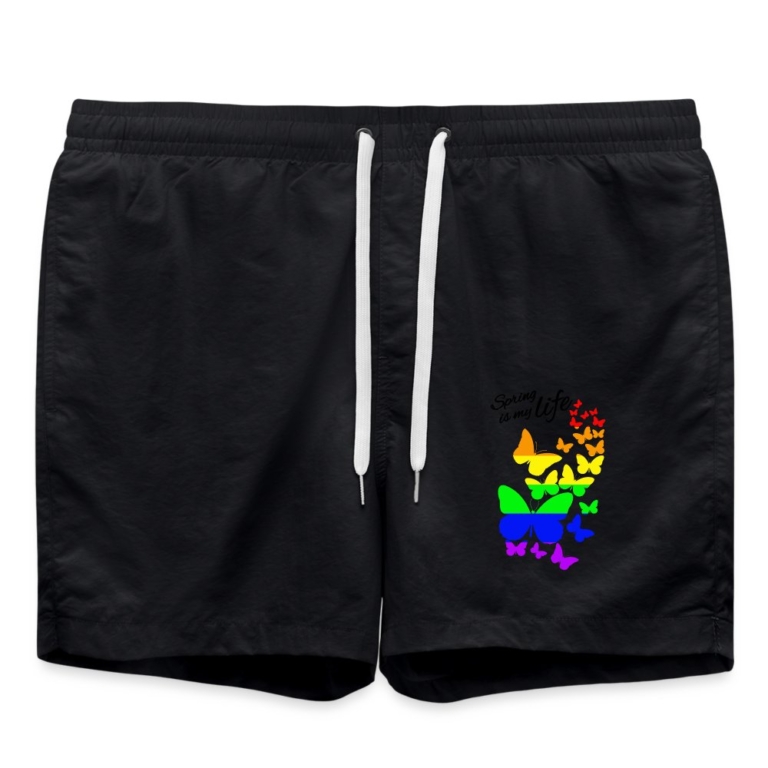 spring-is-my-life-lgbtq-badeshorts-schwarz