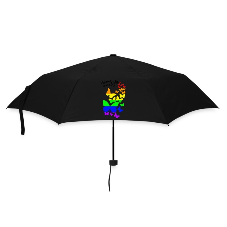 spring-is-my-life-lgbtq-regenschirm-klein-schwarz