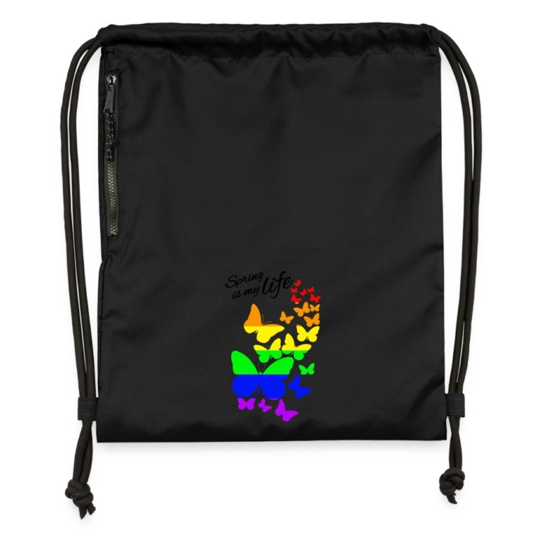 spring-is-my-life-lgbtq-turnbeutel-aus-recycling-material-schwarz