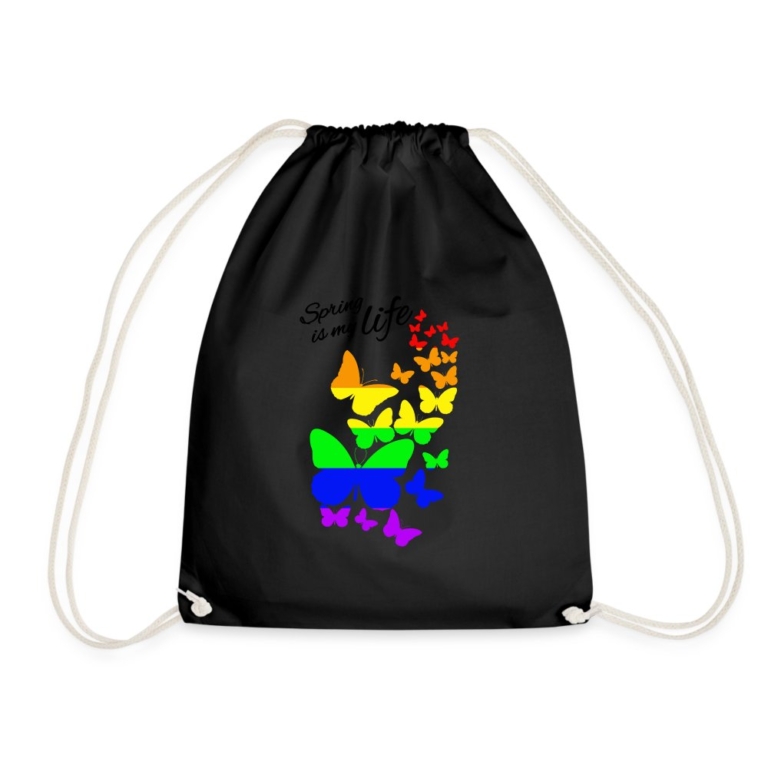 spring-is-my-life-lgbtq-turnbeutel-schwarz