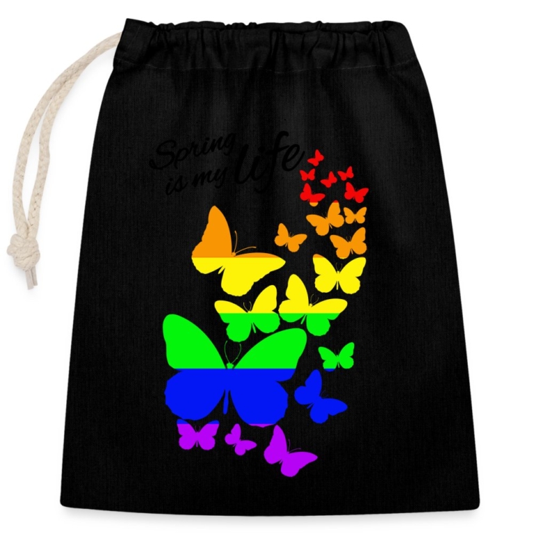 spring-is-my-life-lgbtq-verschliessbarer-geschenkbeutel-aus-baumwolle-25x30cm-schwarz
