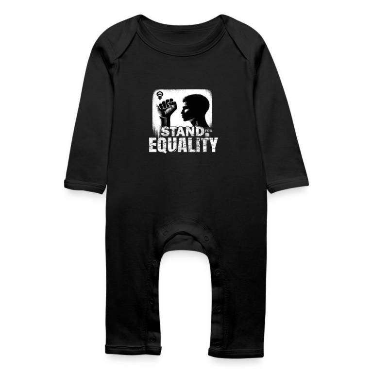 stand-for-equality-baby-bio-strampler-schwarz