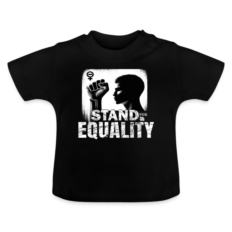 stand-for-equality-baby-bio-t-shirt-mit-rundhals-schwarz