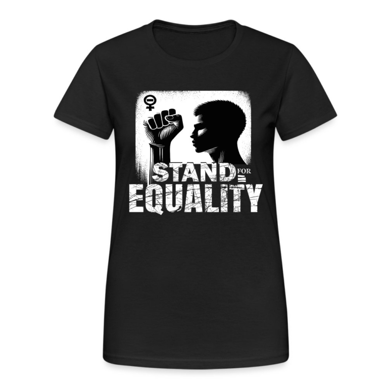 stand-for-equality-frauen-gildan-heavy-t-shirt-schwarz