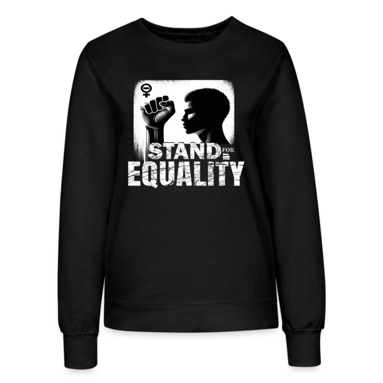 stand-for-equality-frauen-sweatshirt-schwarz