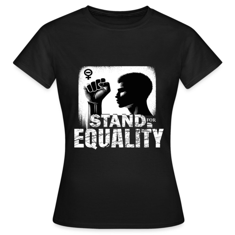 stand-for-equality-frauen-t-shirt-schwarz