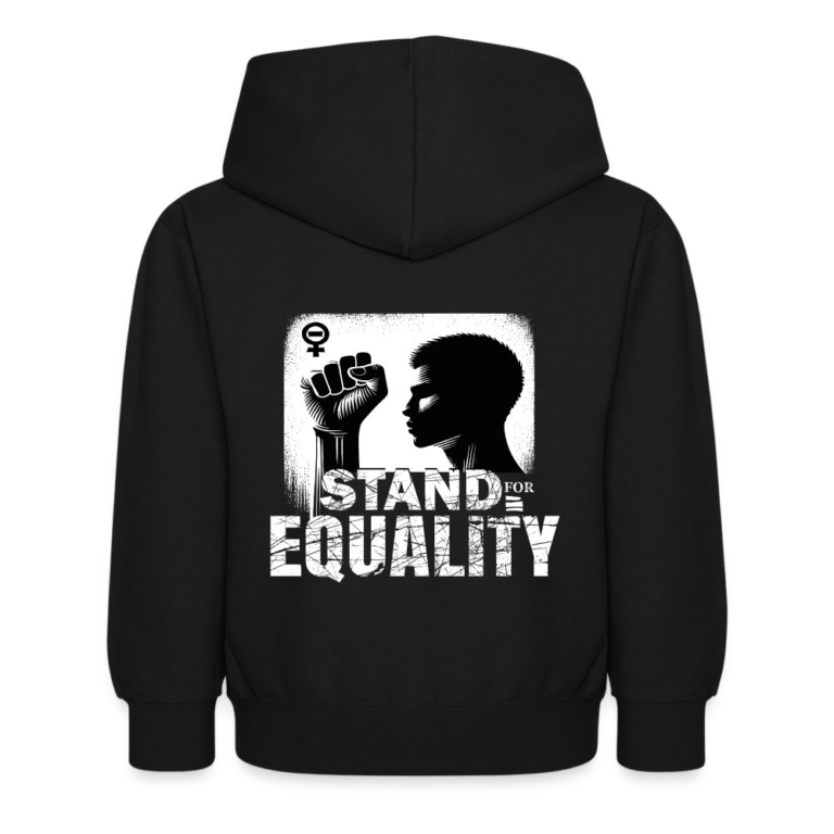 stand-for-equality-kinder-hoodie-schwarz