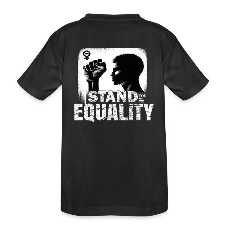 stand-for-equality-kinder-premium-bio-t-shirt-schwarz