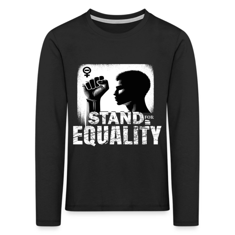 stand-for-equality-kinder-premium-langarmshirt-schwarz