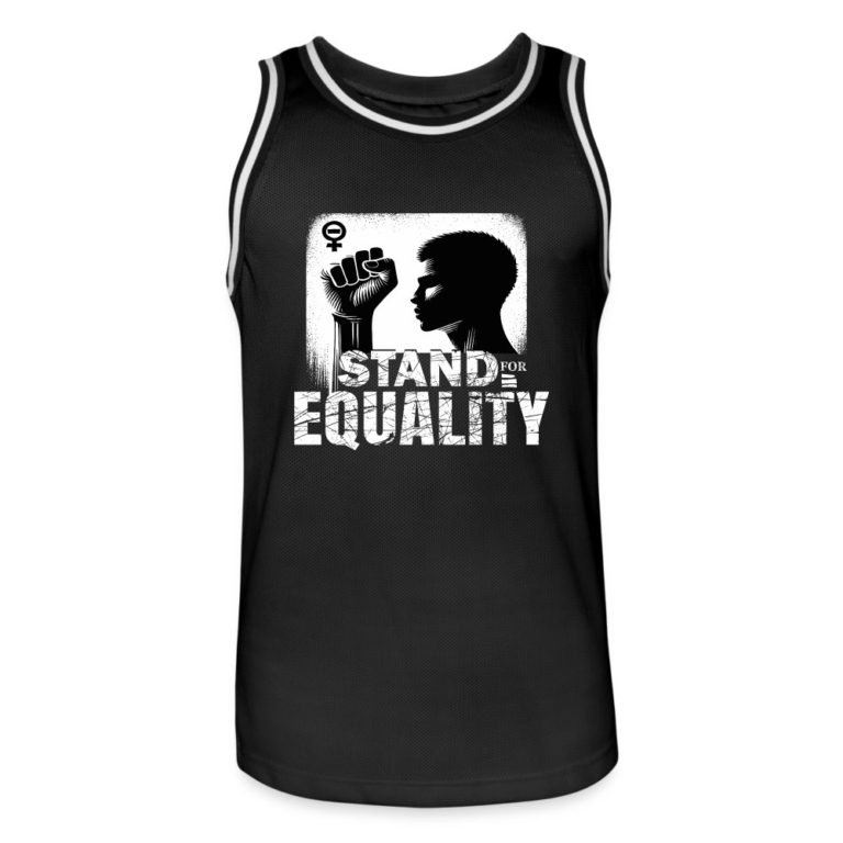 stand-for-equality-maenner-basketball-trikot-schwarz-weiss