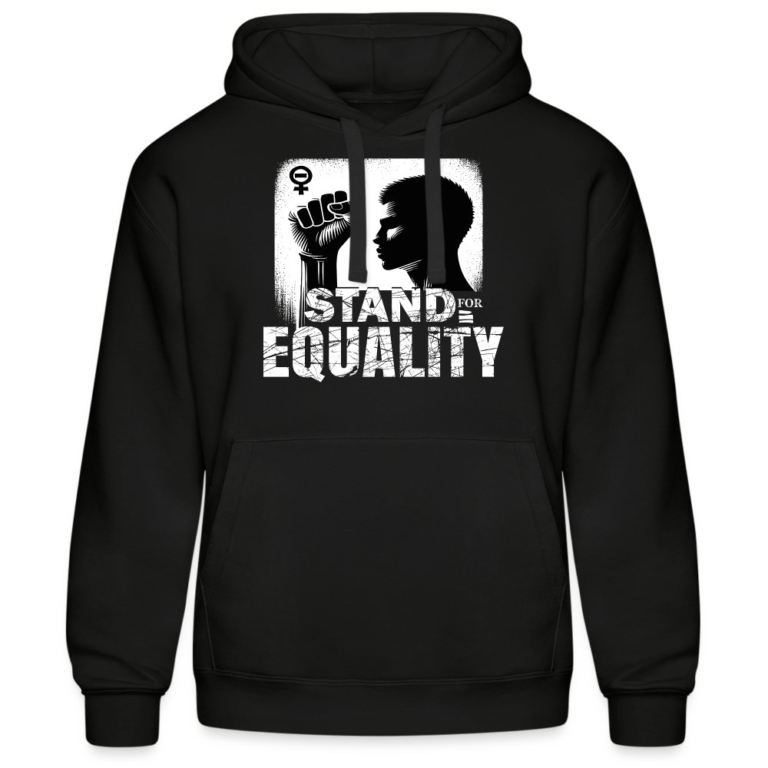 stand-for-equality-maenner-kapuzen-sweater-von-russell-schwarz