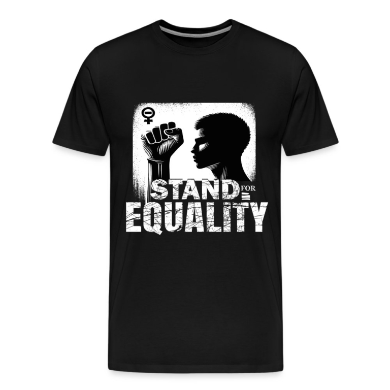 stand-for-equality-maenner-premium-t-shirt-schwarz