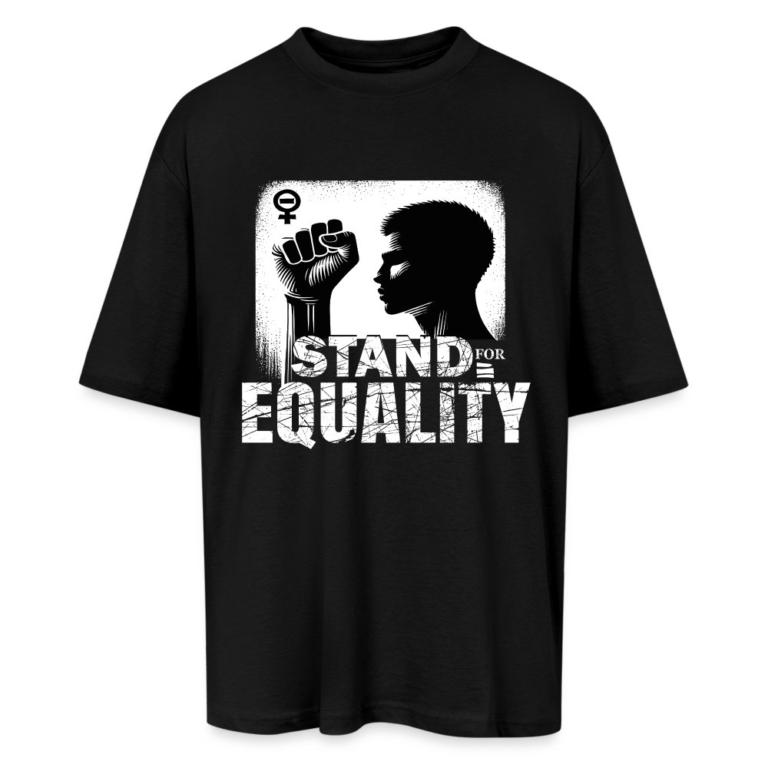 stand-for-equality-oversized-unisex-t-shirt-schwarz
