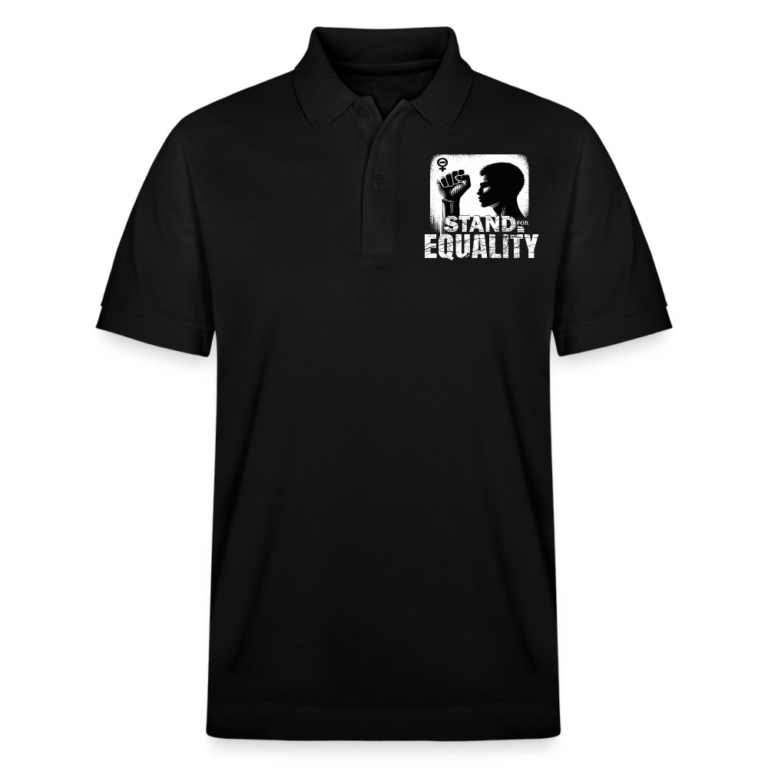 stand-for-equality-stanleystella-unisex-bio-poloshirt-prepster-schwarz
