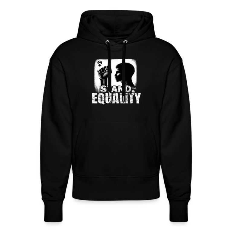 stand-for-equality-stanleystella-unisex-relaxed-fit-bio-hoodie-slammer-schwarz