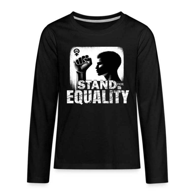 stand-for-equality-teenager-premium-langarmshirt-schwarz