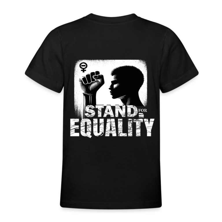 stand-for-equality-teenager-t-shirt-schwarz