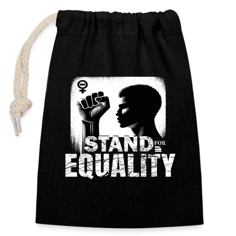 stand-for-equality-verschliessbarer-geschenkbeutel-aus-baumwolle-14x20cm-schwarz