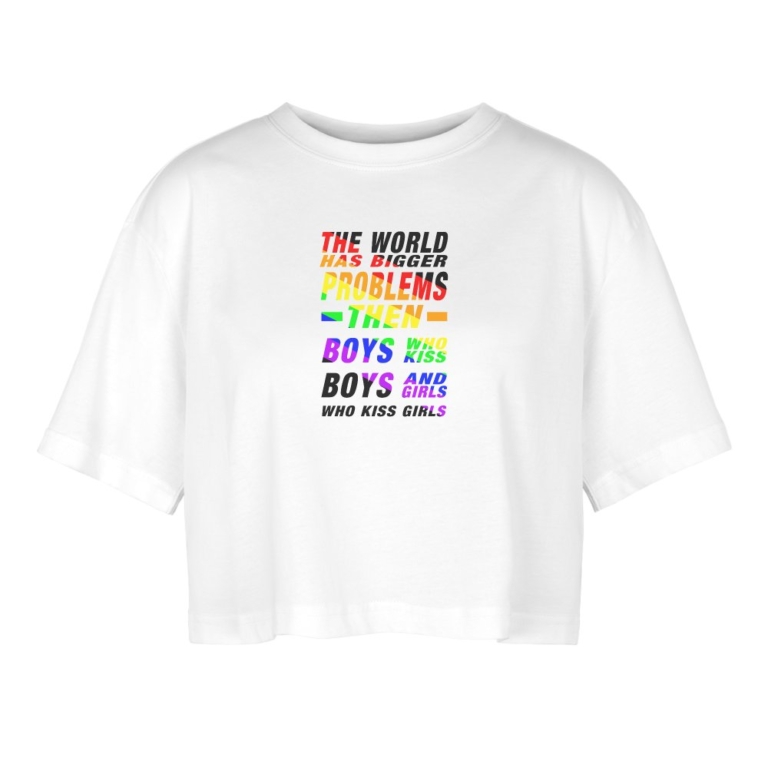 the-world-has-bigger-problems-frauen-oversized-cropped-t-shirt-weiss