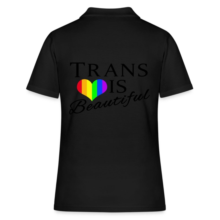 trans-is-beautiful-frauen-polo-shirt-schwarz