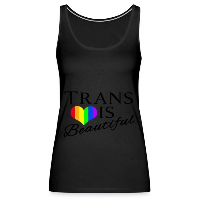 trans-is-beautiful-frauen-premium-tank-top-schwarz