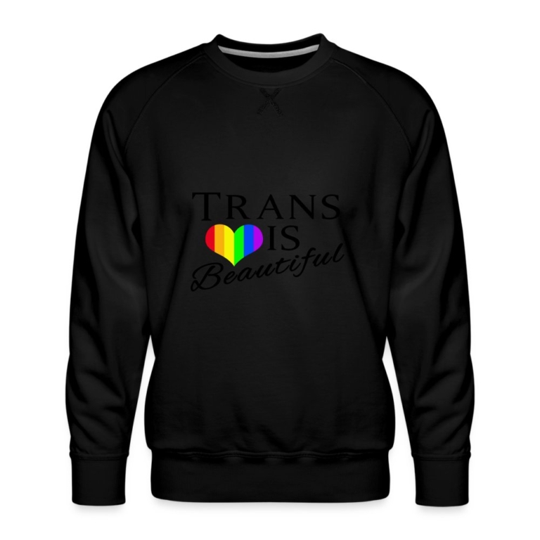 trans-is-beautiful-maenner-premium-pullover-schwarz