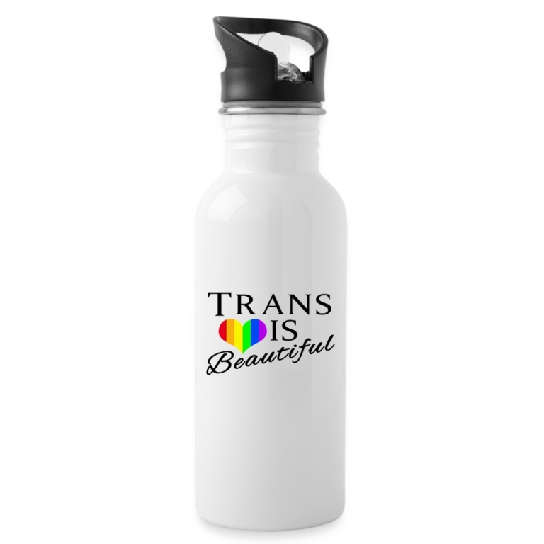 trans-is-beautiful-trinkflasche-mit-integriertem-trinkhalm-weiss