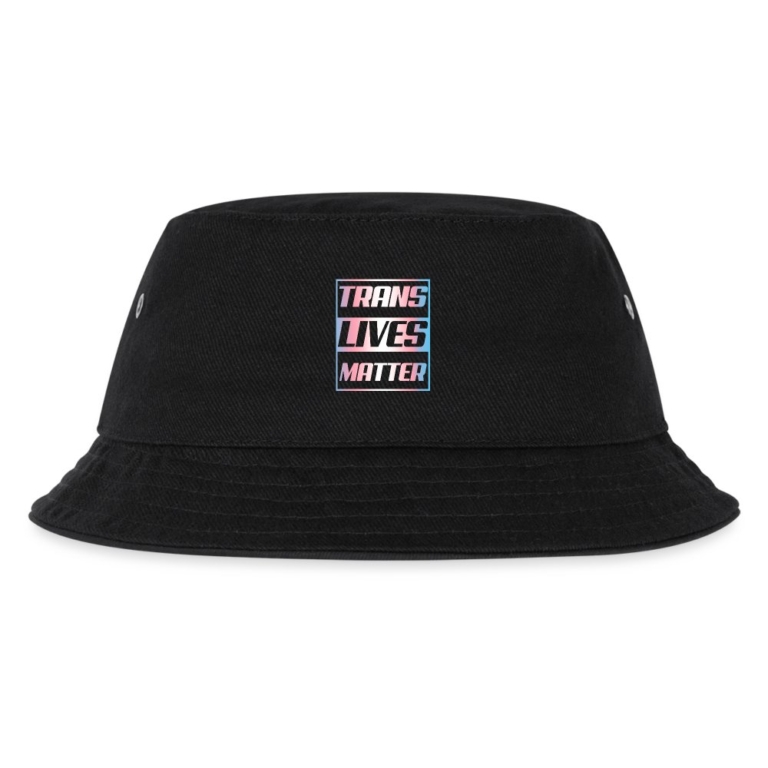 trans-lives-matter-transgender-pride-kinder-bucket-hat-schwarz