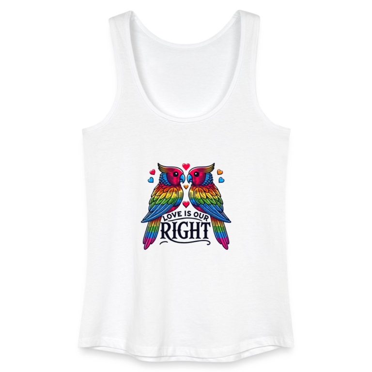 turteltauben-love-is-our-right-frauen-bio-tank-top-weiss