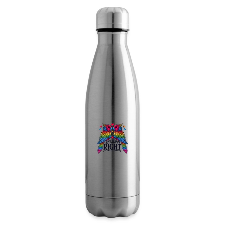 turteltauben-love-is-our-right-isolierflasche-lightsilver
