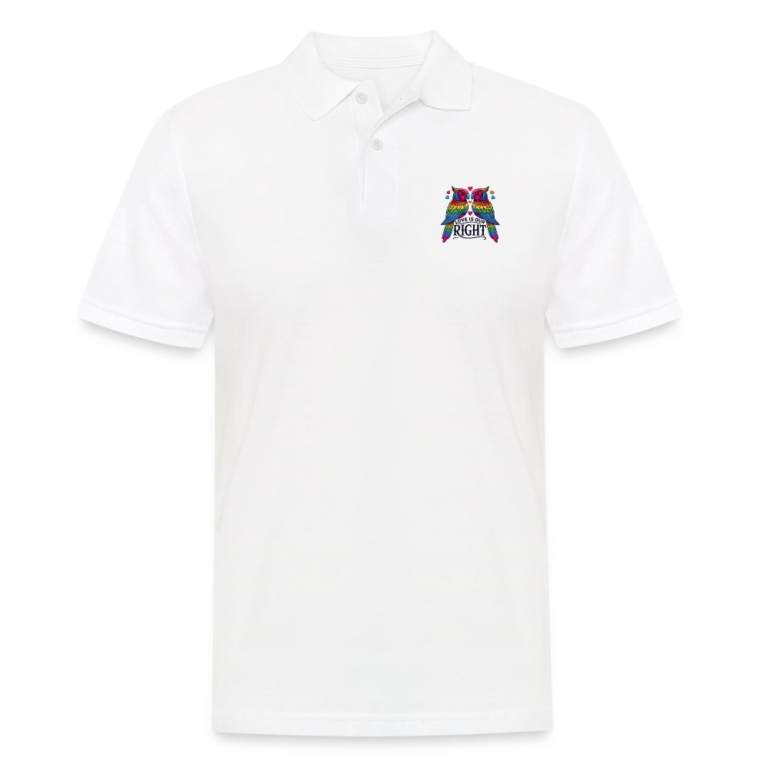 turteltauben-love-is-our-right-maenner-poloshirt-weiss