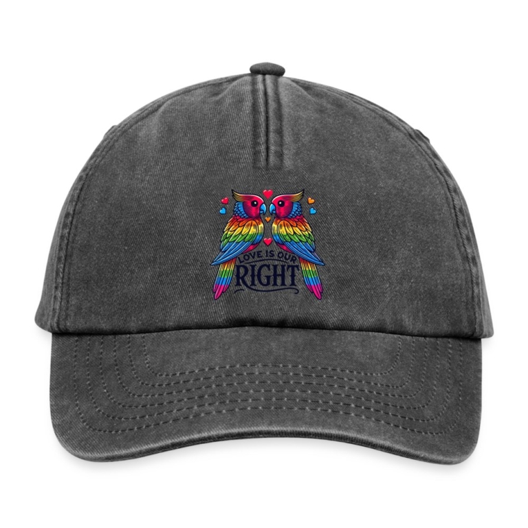 turteltauben-love-is-our-right-relaxed-vintage-cap-vintage-schwarz
