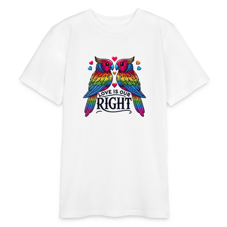 turteltauben-love-is-our-right-stanleystella-bio-teenager-t-shirt-mini-creator-weiss