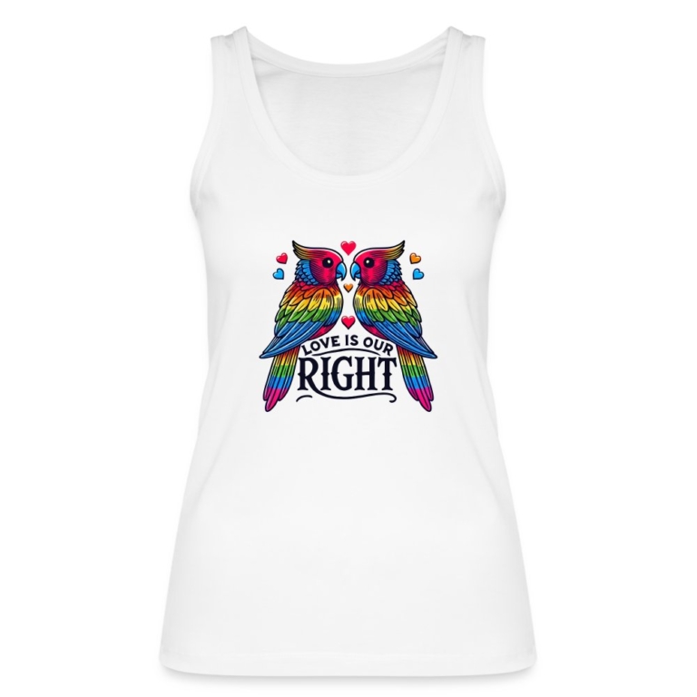 turteltauben-love-is-our-right-stanleystella-frauen-bio-tank-top-weiss