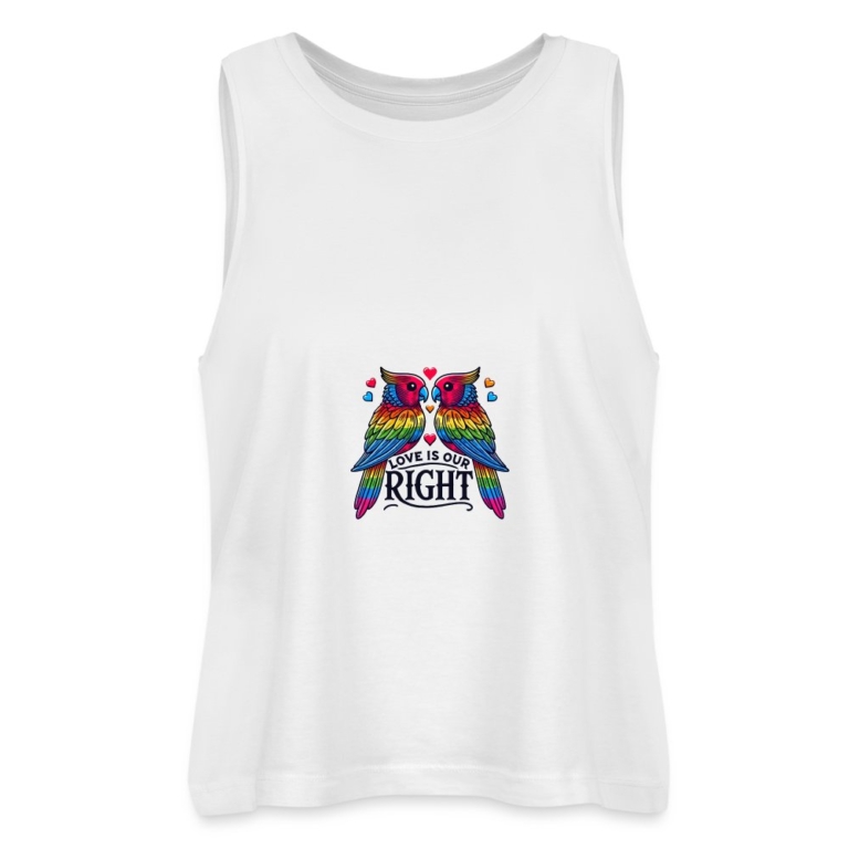 turteltauben-love-is-our-right-stanleystella-frauen-cropped-bio-tank-top-dancer-weiss