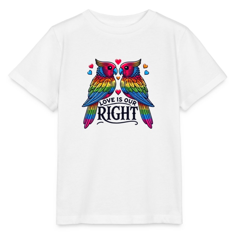 turteltauben-love-is-our-right-stanleystella-kinder-t-shirt-mini-creator-weiss
