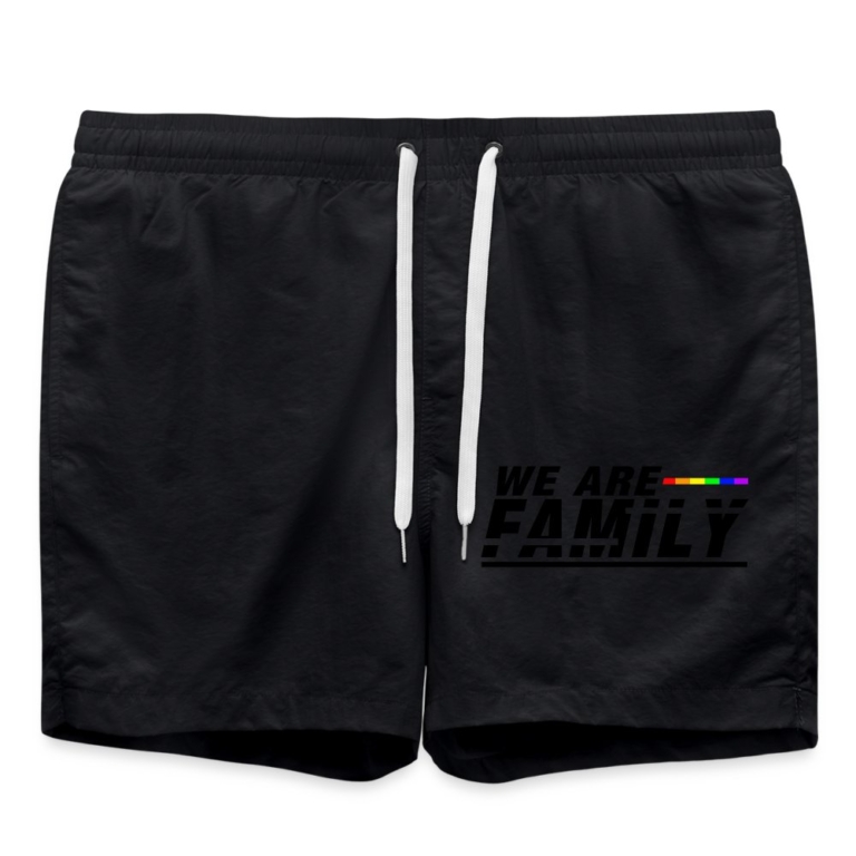 we-are-family-badeshorts-schwarz