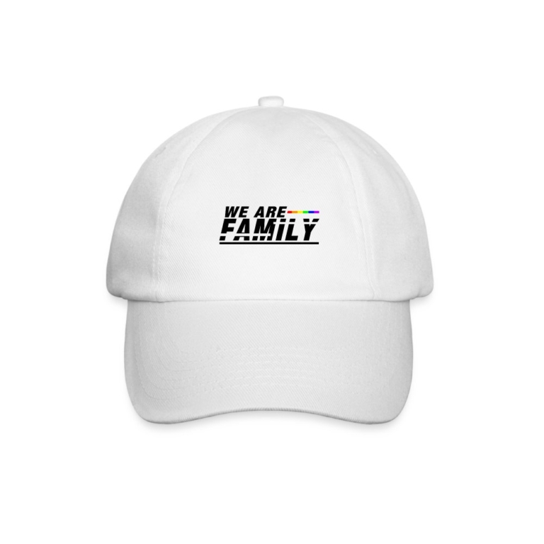 we-are-family-baseballkappe-weiss-weiss