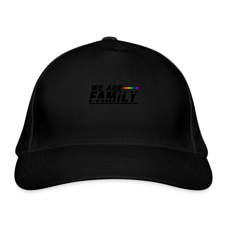 we-are-family-bio-baseballkappe-schwarz