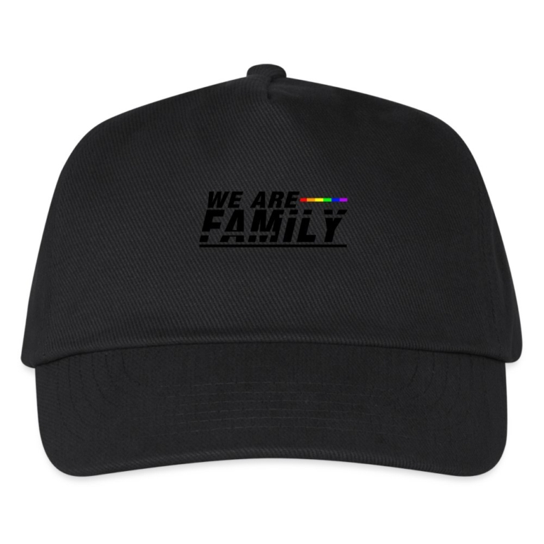 we-are-family-kinder-basecap-schwarz