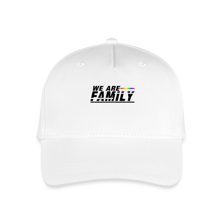 we-are-family-kinder-bio-basecap-weiss
