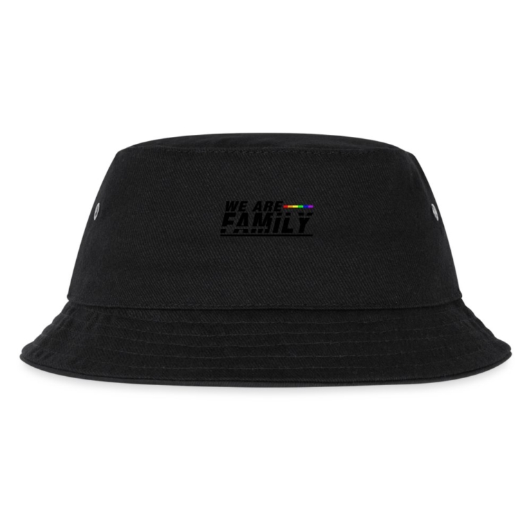 we-are-family-kinder-bucket-hat-schwarz