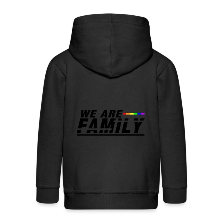 we-are-family-kinder-premium-kapuzenjacke-schwarz