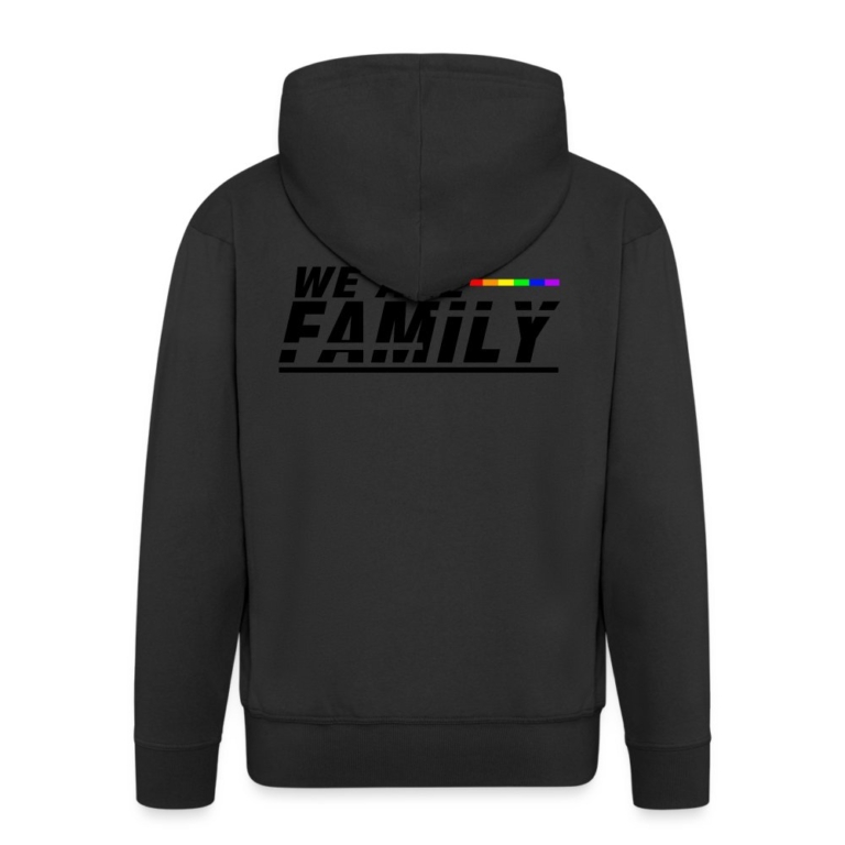 we-are-family-maenner-premium-kapuzenjacke-schwarz